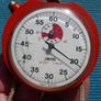 Vintage Smiths Manual Orange Sowester Yacht Timer/Stopwatch Fully Functioning Image 3