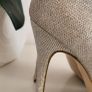 Laura B silver bling high heels Sz 7UK Image 8