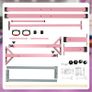 Gymnastics Bar Horizontal Bar with Gymnastic Rings for Kid 13 Height Adjustable Image 6