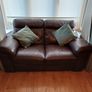 natuzzi brown leather sofa Image 6