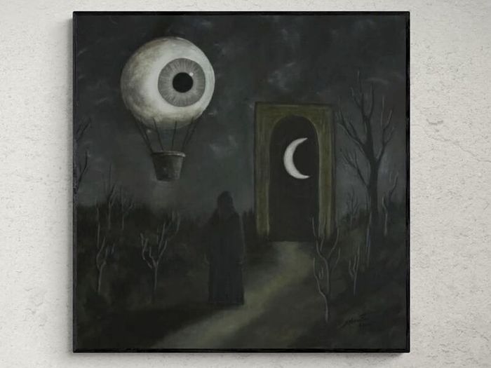 Original hand paint picture, painting by Strzala