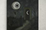 Original hand paint picture, painting by Strzala