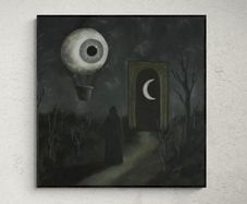 Original hand paint picture, painting by Strzala