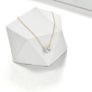 Certified Diamond Pendant necklace: 14K Solid Gold Image 2