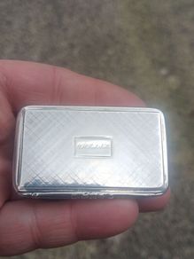 Joseph Willmore Georgian Sterling Silver and Gold Snuff Box
