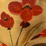 Red painting (flowers) Image 4