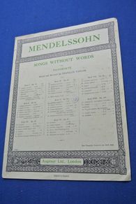 Songs Without Words Sheet Music By Mendelssohn