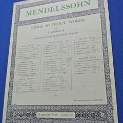 Songs Without Words Sheet Music By Mendelssohn