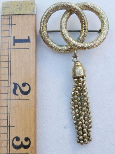 Vintage Gold Tone Brosche