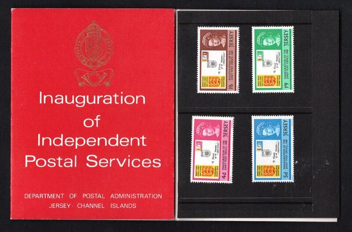 1969 Jersey Independence of Jersey Mail Office Commemorative Stamps Presentation Pack
