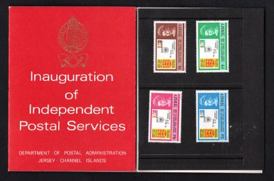 1969 Jersey Independence of Jersey Mail Office Commemorative Stamps Presentation Pack