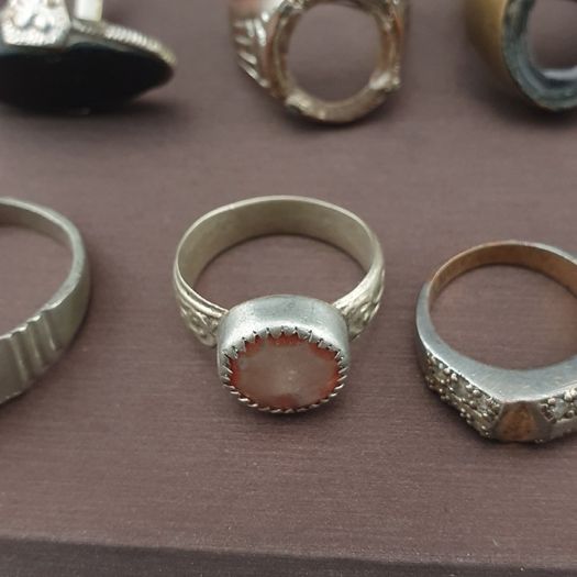 Lot of 24 Antique Rings  Mixed Brass Damaged Antique Style Ring Collection