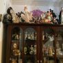 Clock, figures, Display Cabinet Image 2