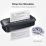 FREE SHIPPING Paper Shredder for Home Use, 8-Sheet StripCut Home Office Shredder, CD/Credit Card Shredder Machine with Overheat Protection, 13 Litres Wastebasket, Black Image 3