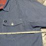 DC Skate Co Mens Short Sleeve Shirt Size Medium Royal Blue Check Image 8
