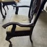 Solid mahogany table & chairs Image 9