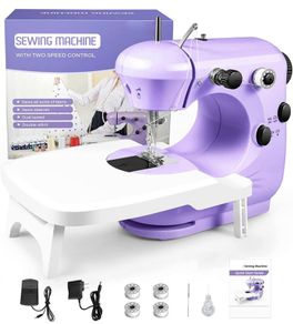Sewing Machine, Sewing Machine for Beginners, Handheld Sewing Machines with Extension Table, Adjustable 2 Speed with Foot Pedal with Sewing Kits, Best Gift for Kids Women Household and Travel (FREE POSTAGE)