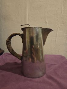 Antique Asprey London Silver Plated Coffee Pot
