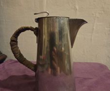 Antique Asprey London Silver Plated Coffee Pot