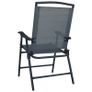 Folding Garden Chairs 2 pcs Texilene Grey Image 6