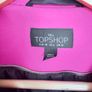Hot pink wool mix coat in hot pink from Topshop size 10 Image 3