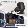 CPVAN Indoor Motion Sensor Alarm with Siren, Wireless Infrared DIY PIR Motion Detector Burglar Alarm System, Battery Operated, 125dB Adjustable, Remote Control for Home/Garage/Van/Shed/Shop. (Black) Image 5