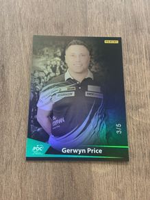 2025 Panini PDC Darts Gerwyn Price SSP 3/5 The Iceman