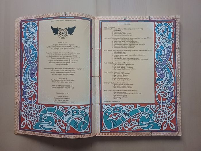 The Book of Conquests by Jim Fitzpatrick (Irish Legends Fantasy Illustrated First Edition Paperback 1978)