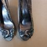 Lunar Elegance  Open Toe Sparkle  Shoes.  S. 40 - 7. New. Image 3