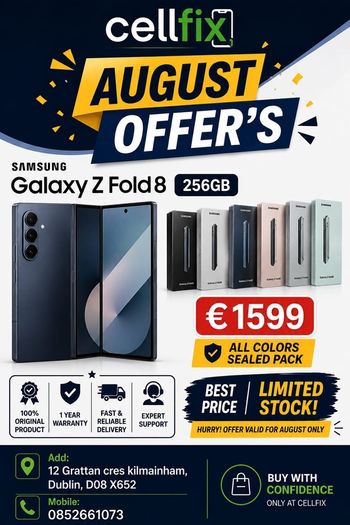 Samsung Galaxy Z Fold 8 256gb Brand New Sealed Pack Unlock Sim Free