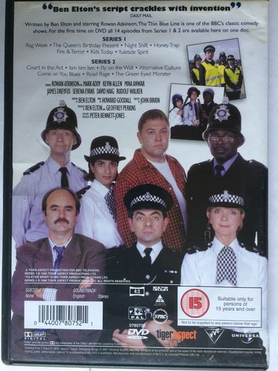 The Thin Blue Line - Complete Sereis 1+2 (BBC) Rowan Atkinson [DVD TV Boxsets]