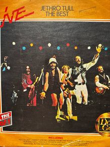 Jethro Tull double album the Best of Live Sample copy not for sale stamped on front sleeve in vg condition