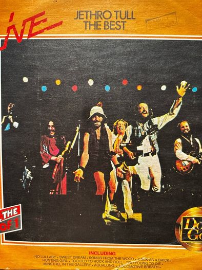 Jethro Tull double album the Best of Live Sample copy not for sale stamped on front sleeve in vg condition