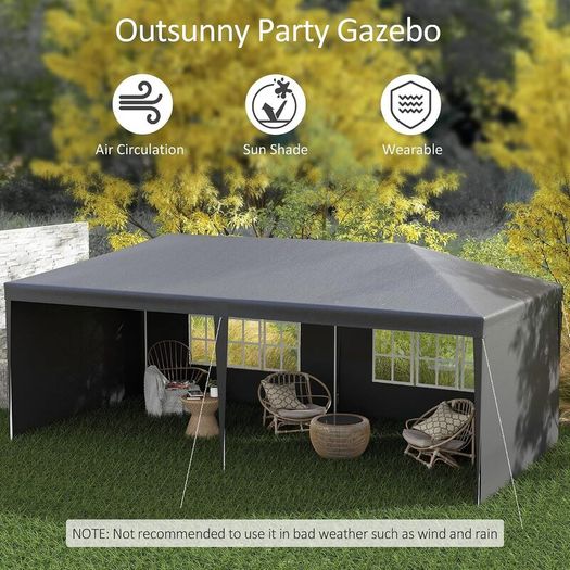 6 x 3 m Party Tent Gazebo Marquee