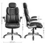 Executive chair Office chair, ergonomic swivel chair, with folding armrests, nylon star base Image 4