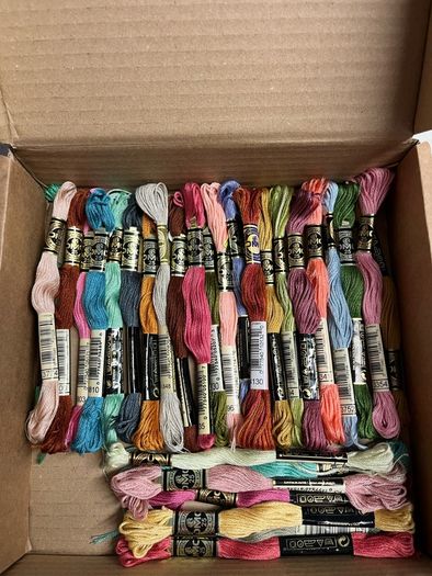 30 DMC Embroidery thread skeins