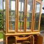 Solid Oak Display Cabinet Image 8