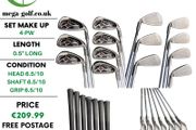 Ping G15 Irons / 4-Pw / Awt Regular / Black Dot