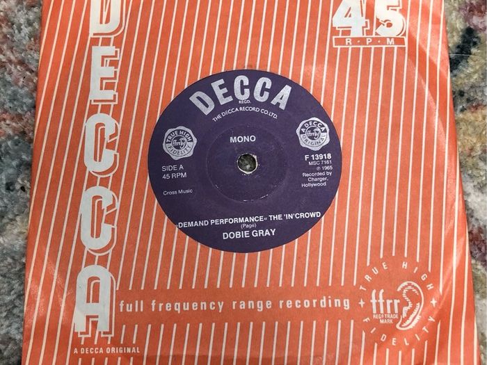 Dobie Gray - The In Crowd (1982 reissue) 7"
