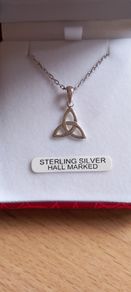 Sterling silver celtic necklace - brand new!