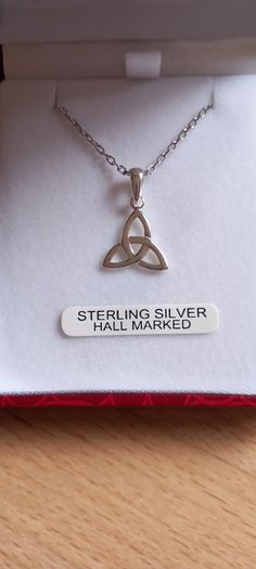 Sterling silver celtic necklace - brand new!
