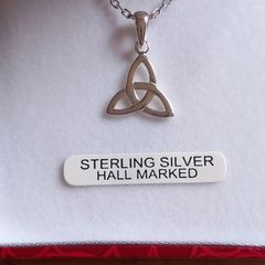 Sterling silver celtic necklace - brand new!