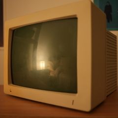 Vintage CRT Apple Monochrome Monitor A2M6016
