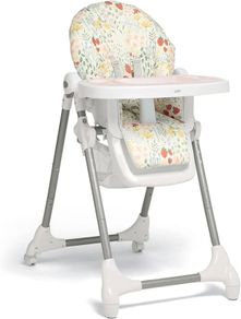 Adjustable Highchair, Reclines, Foldable, Removable Tray, Fruit Garden