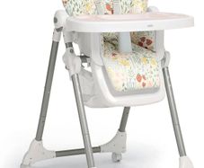 Adjustable Highchair, Reclines, Foldable, Removable Tray, Fruit Garden