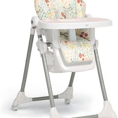 Adjustable Highchair, Reclines, Foldable, Removable Tray, Fruit Garden