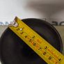 Set of 2 black painted pottery candle holderby Rath Pottery Ireland.. Image 3