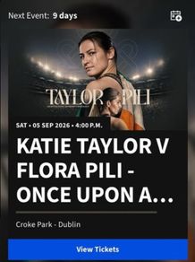 Katie Taylor Tickets