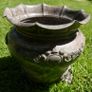 Pretty Victorian Round Metal Planter - Walker and Hall Sheffield Image 2