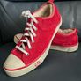 UGG sneakers red women's shoes size 39.5 Image 2